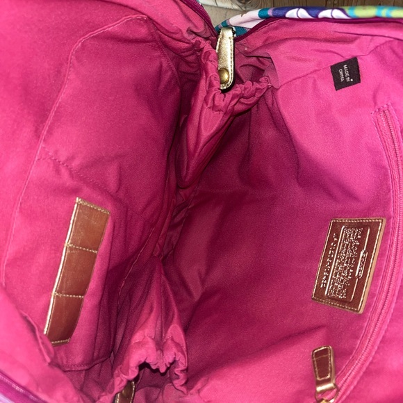 Colorful Coach Backpack ❤️🧡💛💚🩵💜 - Picture 3 of 3